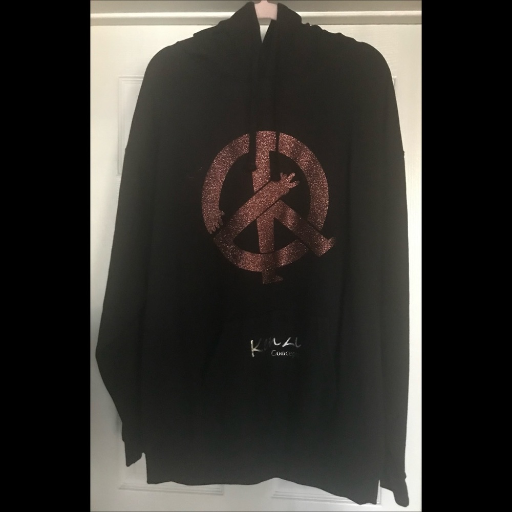 NWOT Zuni Kenzi Concepts Men’s Sweatshirt Hoodie Black Size 2XL